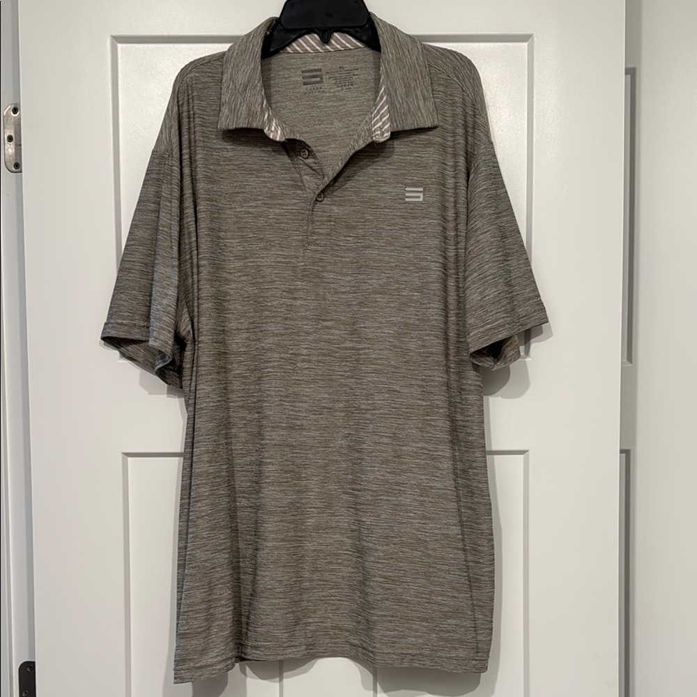 Men's | Heathered brownish|  Polo Shirt | size xl